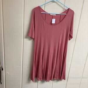 Uge Dress T Shirt Style Pink Women's Large
